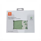 Shop Stokke Muslin Burp Cloth, Sage Green Berries at GoodBuy Gear