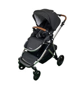 Shop Mockingbird Single to Double 2.0 Stroller, Black, Watercolor Drops, Silver With Penny Leather, 2025 at GoodBuy Gear
