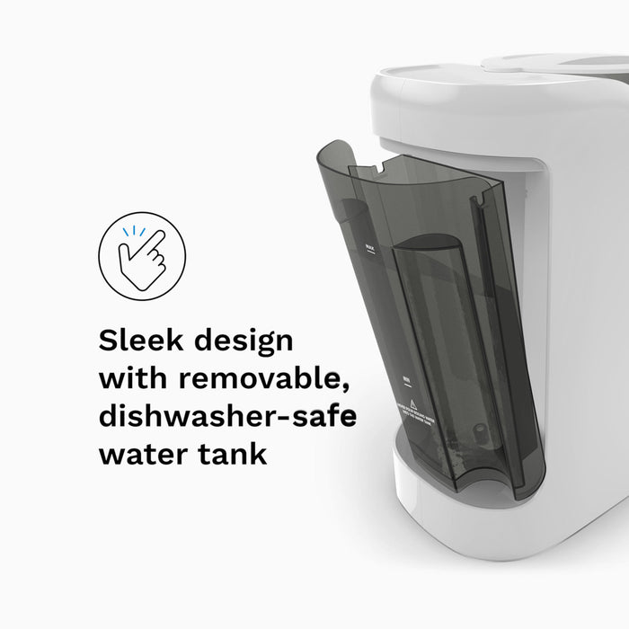 Baby Brezza Formula Pro Advanced Baby Formula Dispenser, White on White