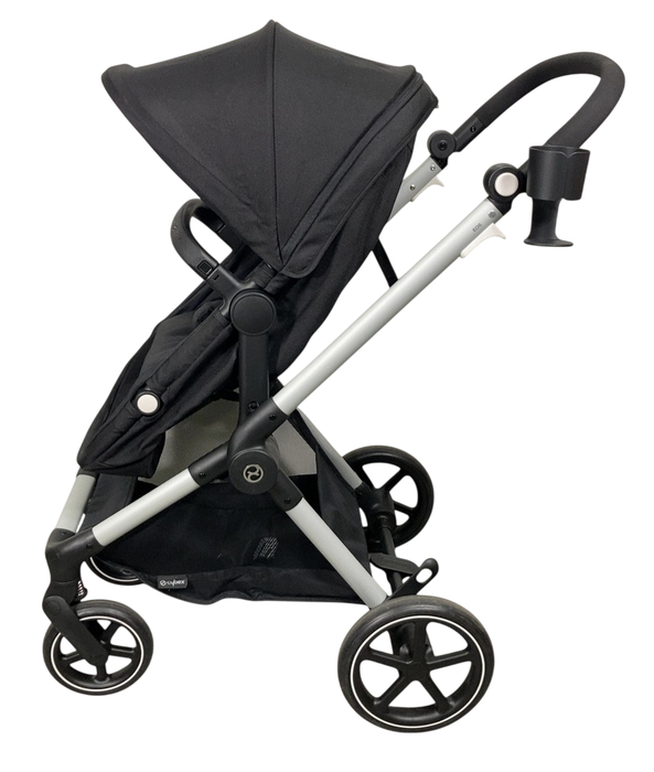 Shop Cybex Eos Stroller, 2024, Moon Black, Silver at GoodBuy Gear