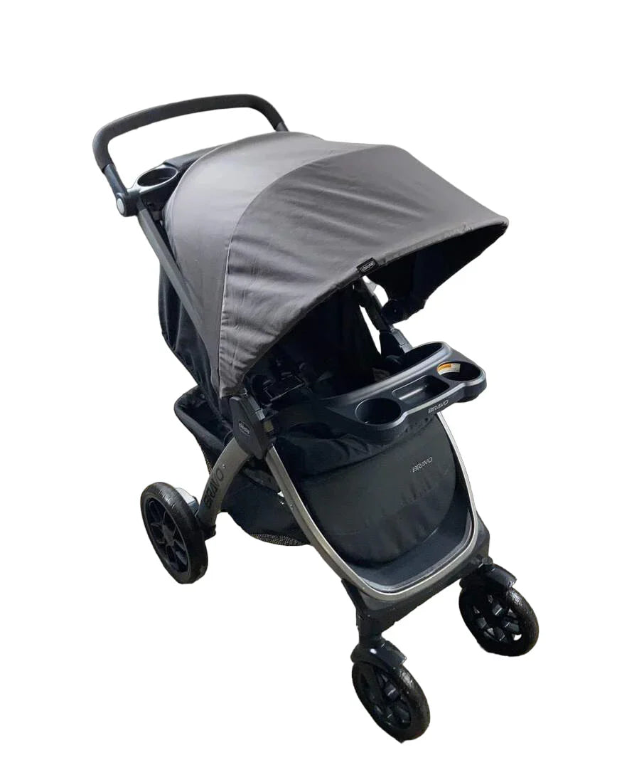 chicco bravo stroller front wheel Chicco Bravo Quick-Fold Stroller, 2025, Black