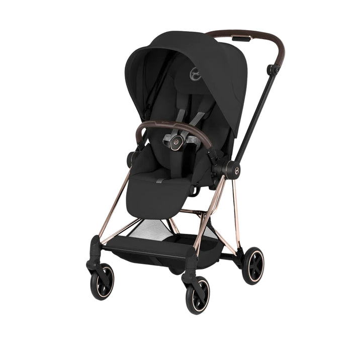 Shop Cybex MIOS Stroller, 2024, Rose Gold, Sepia Black at GoodBuy Gear