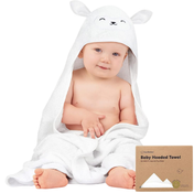 Shop KeaBabies Baby Hooded Towel, Lamb at GoodBuy Gear