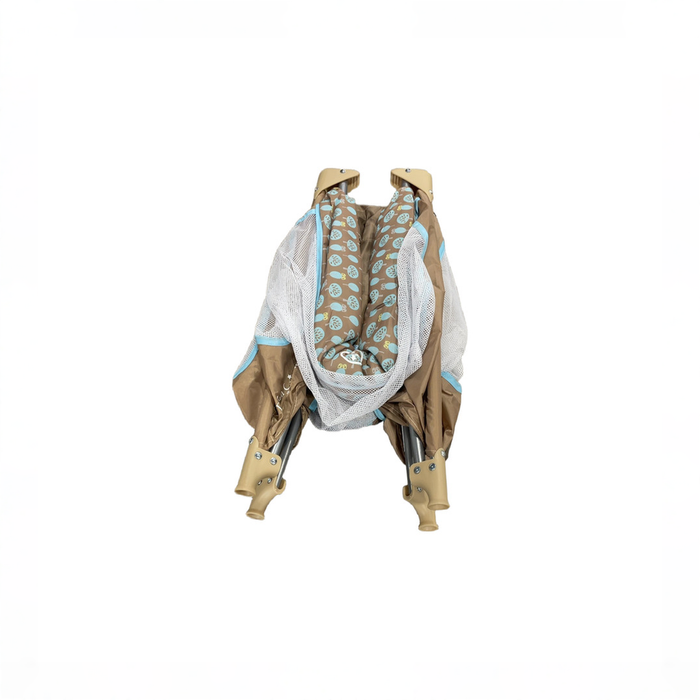 Shop Dream On Me Zodiac Portable Playard, Coffee/Blue at GoodBuy Gear