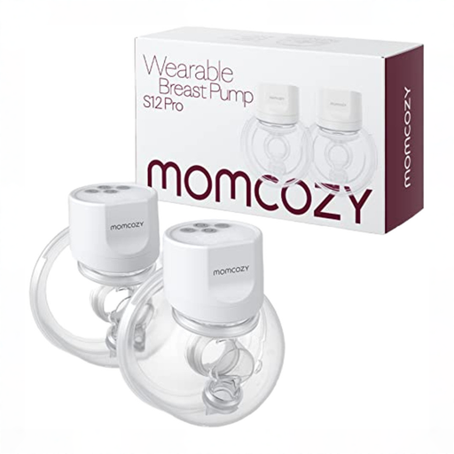 Shop Momcozy S12 Pro Double Wearable Breast Pump, Cozy White at GoodBuy Gear