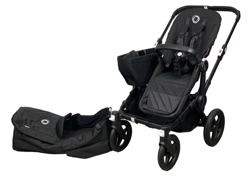 used Bugaboo Donkey 5 Mono Base Stroller, 2022, Black, Midnight Black