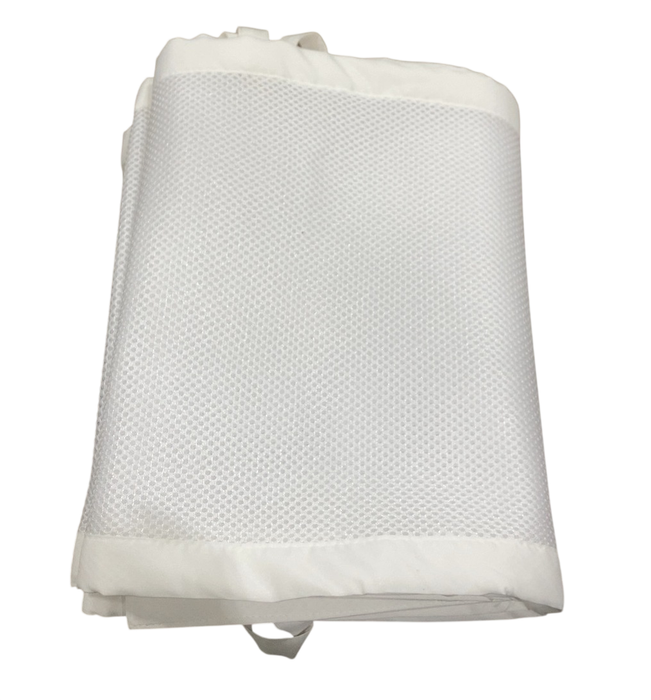 Shop Breathable Baby Mesh Crib Liner, Full Size/4 Sides, White at GoodBuy Gear