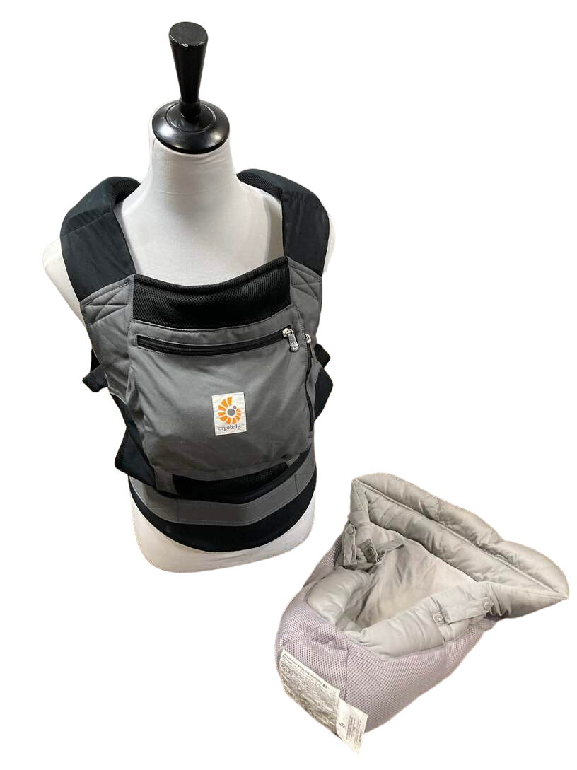 ergobaby performance carrier charcoal black Ergobaby Performance Collection Bundle of Joy Baby Carrier, Charcoal Black