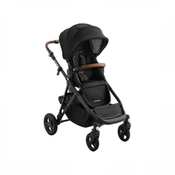 Shop Mockingbird Single 3.0 Stroller, 2025, Silver with Penny Leather, Solid Black at GoodBuy Gear
