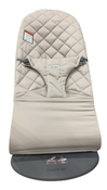 Shop BabyBjorn Bouncer Bliss, Dark Gray Frame, Sand Gray Cotton Classic Quilt at GoodBuy Gear