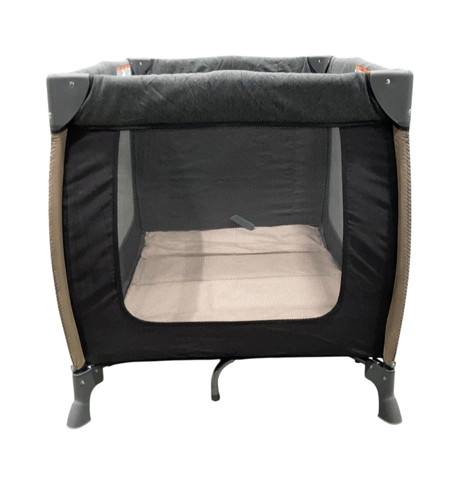 Shop Monbebe Play Yard with Full-Size Rocking Bassinet, Castle Point at GoodBuy Gear