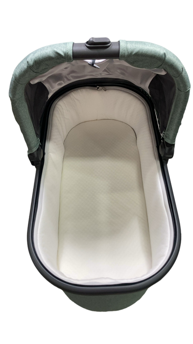 Shop UPPAbaby V2 Bassinet, Gwen (Green Melange) at GoodBuy Gear