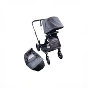 Shop DRAFT - Bugaboo Donkey 3 Mono Stroller, 2020, Black, Washed Black, Washed Black at GoodBuy Gear
