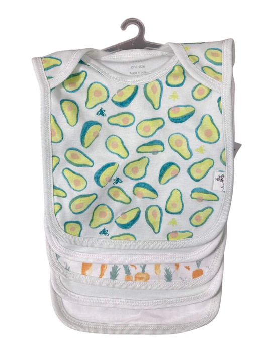 Shop Burt's Bees Baby Organic Lap Shoulder Bibs, Carrots & Avocados at GoodBuy Gear