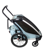 Shop Thule Chariot Cross Bike Trailer Stroller 1 Seat, 2021, Alaska Blue at GoodBuy Gear