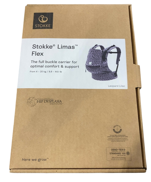 Shop Stokke Limas Flex Carrier, Leopard Lilac at GoodBuy Gear