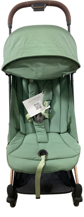 Shop Cybex Coya Stroller, 2023, Leaf Green, Rose Gold at GoodBuy Gear