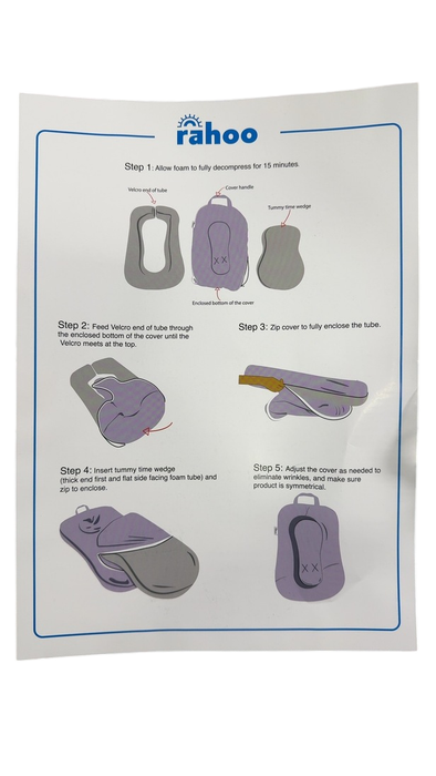 Shop Rahoo Baby Learn & Lounge 3-in-1 Newborn Lounger, Lilac at GoodBuy Gear
