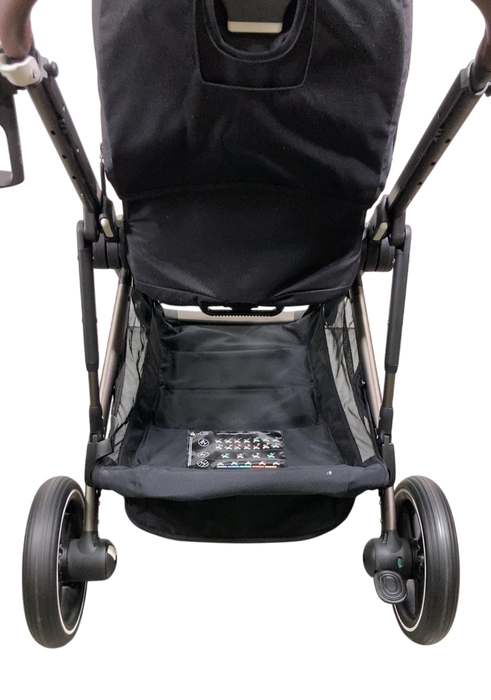 Shop Cybex Gazelle S Modular Stroller, 2024, Moon Black, Taupe Frame at GoodBuy Gear