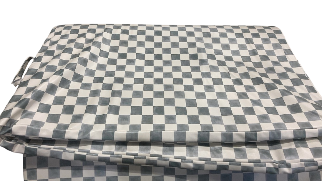 Shop Toki Kids Vegan Leather Mat Epic, Checker Matcha at GoodBuy Gear