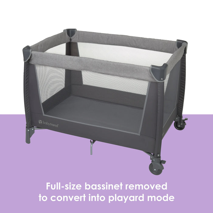 Shop Baby Trend Simply Smart Nursery Center Playard, 2.0, Shale Gray at GoodBuy Gear