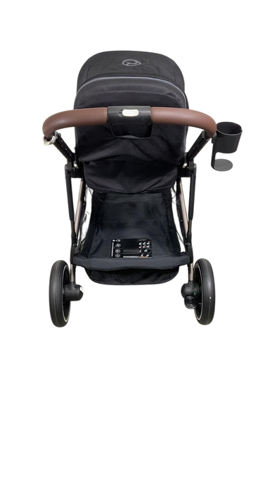 Shop Cybex Gazelle S Modular Stroller, 2024, Moon Black, Taupe Frame at GoodBuy Gear