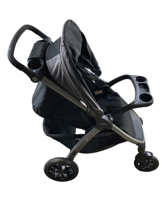 Chicco Bravo Quick-Fold Stroller, 2025, Black
