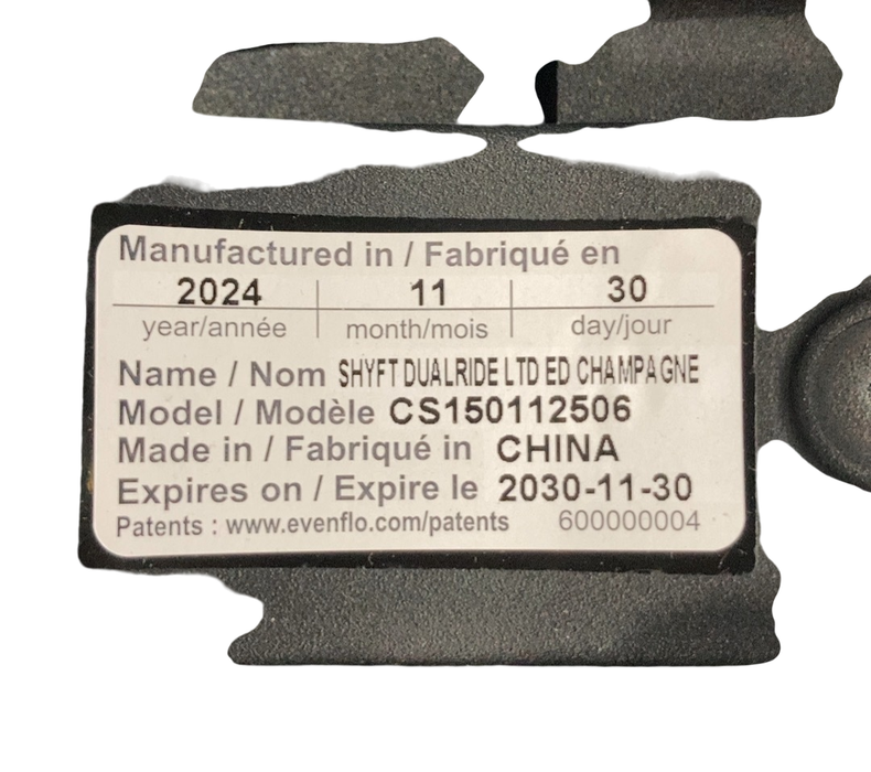 Shop Evenflo Gold Shyft Dual Ride Infant Car Seat Stroller Combo, Champagne, 2024, with Green/Gentle Fabric at GoodBuy Gear