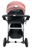 Shop Mockingbird Single to Double 2.0 Stroller, 2024, Bloom, Silver With Black Leather, Windowpane at GoodBuy Gear