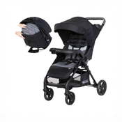 Shop Baby Trend Passport Cargo Stroller, 2026, Fieldstone Grey at GoodBuy Gear