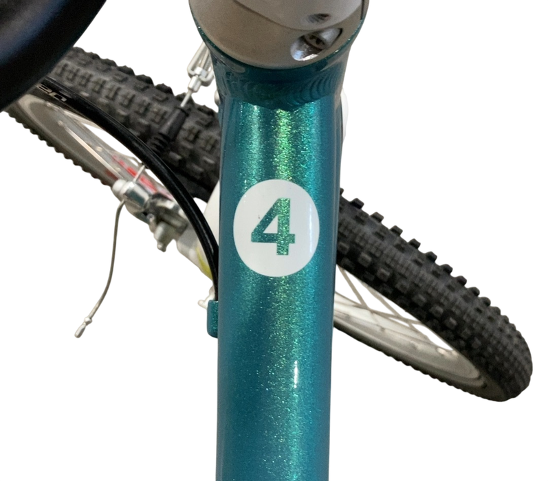 Shop Woom GO 4 Bike 20", Metallic turquoise at GoodBuy Gear