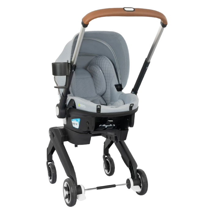 Shop Evenflo Shyft Dual Ride Infant Car Seat Stroller Combo, 2025, Quartz, with Carryall Storage and Green & Gentle Fabric at GoodBuy Gear