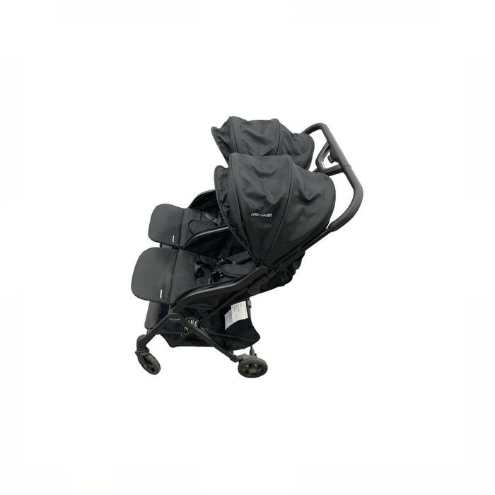 Shop Mompush Lithe Double Stroller, 2025, Black at GoodBuy Gear