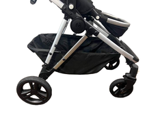 used Mockingbird Single to Double Stroller, 2023, Silver with Penny Leather, Windowpane, Black