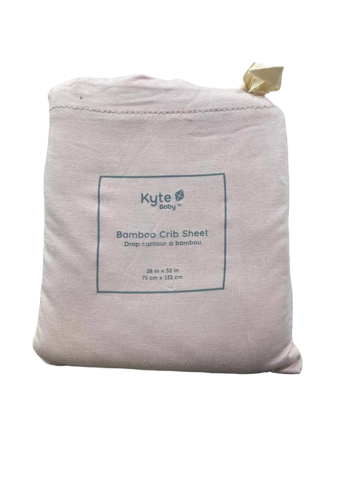 used Kyte Baby Crib Sheet, Blush