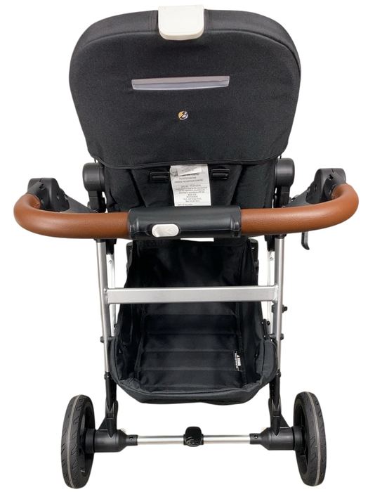 Shop Mockingbird Single to Double 2.0 Stroller, 2024, No Canopy, No Canopy, Silver With Penny Leather at GoodBuy Gear