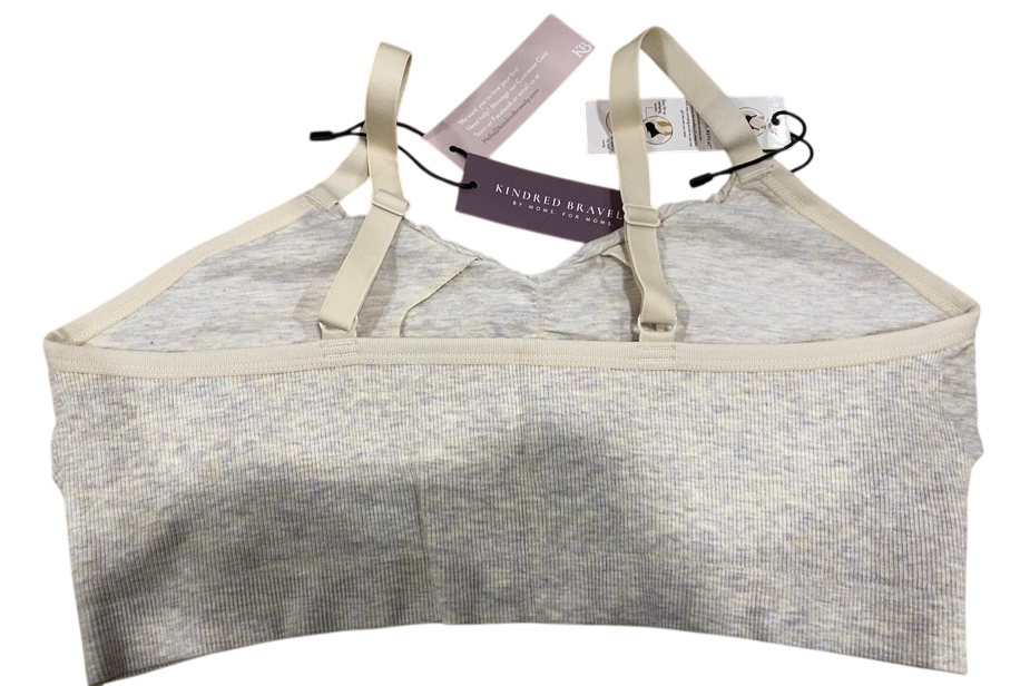 Shop Kindred Bravely Sublime Bamboo Hands-Free Pumping Lounge & Sleep Bra, Oatmeal Heather, Regular (B-D), XL at GoodBuy Gear