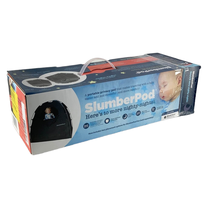 Shop SlumberPod 3.0 Sleep Canopy with Fan, Black with Gray Accents at GoodBuy Gear
