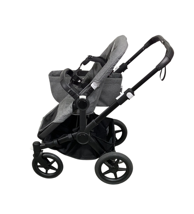 Shop Bugaboo Donkey 5 Mono Stroller, Black, Grey Melange, 2024, without Canopy at GoodBuy Gear