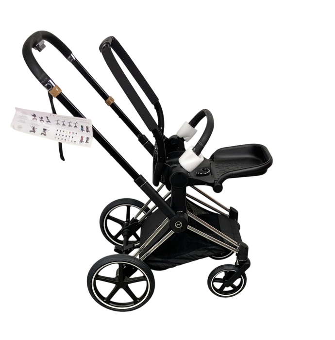 Shop Cybex PRIAM Stroller Frame And Seat, 2022, Chrome/Black at GoodBuy Gear