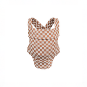 Shop Mabē The Monarch Carrier, Mocha Check at GoodBuy Gear