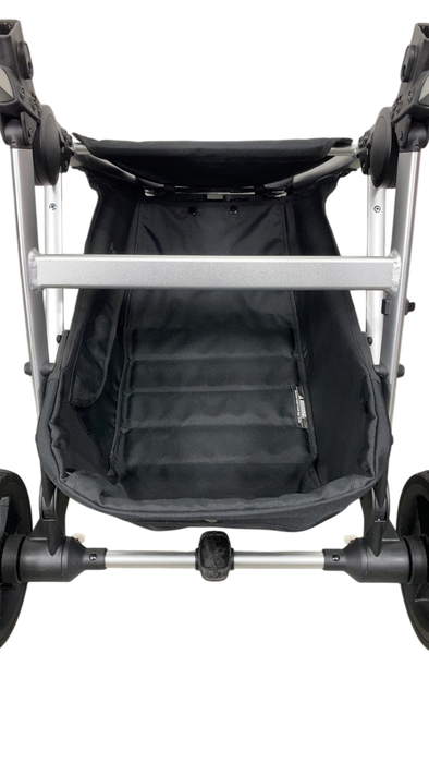 Shop Mockingbird 2.0 Single to Double Stroller Frame, Silver With Penny Leather, 2024 at GoodBuy Gear