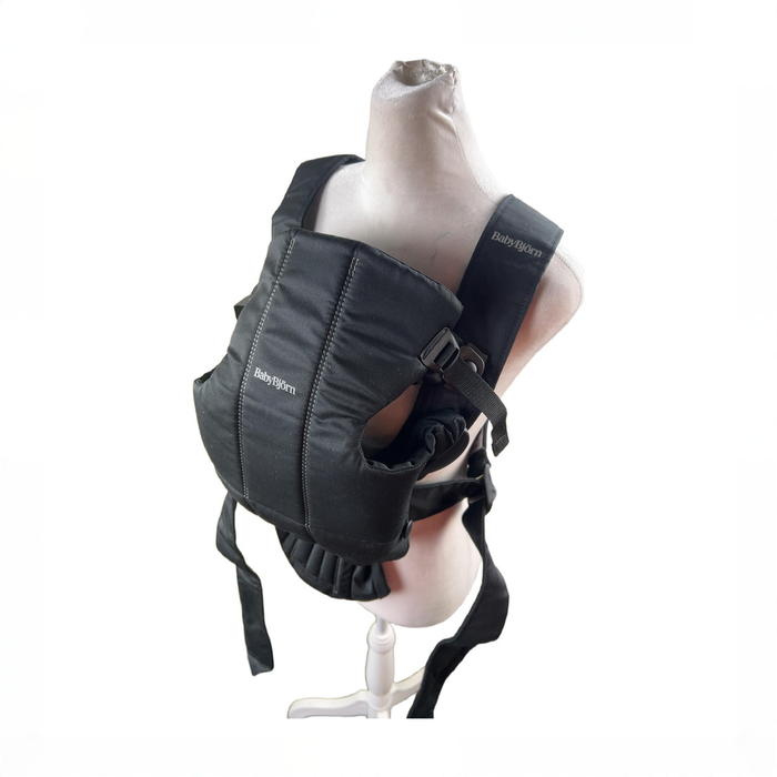 Shop BabyBjorn Baby Carrier Mini, Black Cotton at GoodBuy Gear