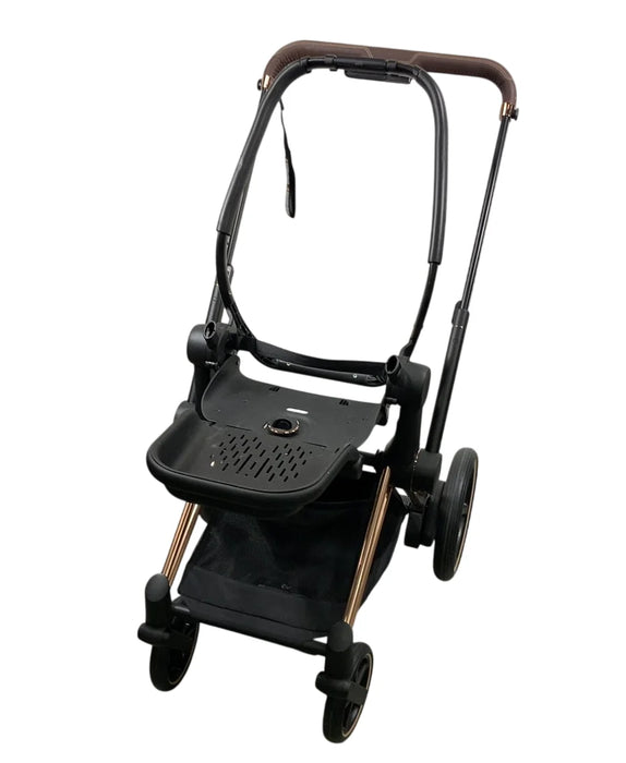 Cybex E-PRIAM Stroller Frame Only, 2023, Rosegold, with Battery