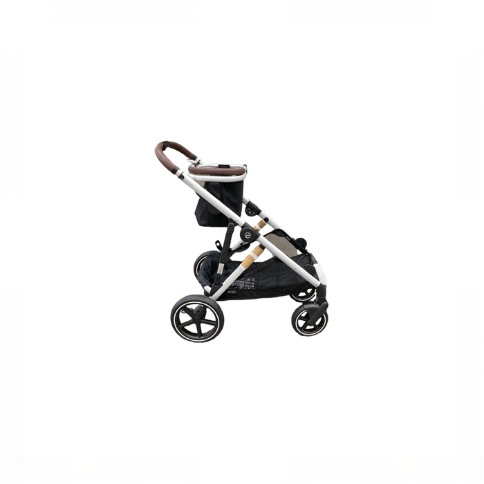 Shop Cybex Gazelle S Modular Stroller, 2024, Moon Black, Silver Frame at GoodBuy Gear