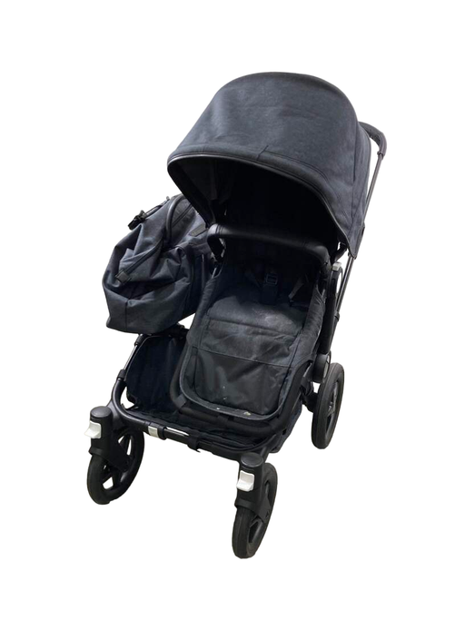 used Bugaboo Donkey 5 Duo Stroller, 2021, Black , Grey Melange HIDDEN REQ 5.20