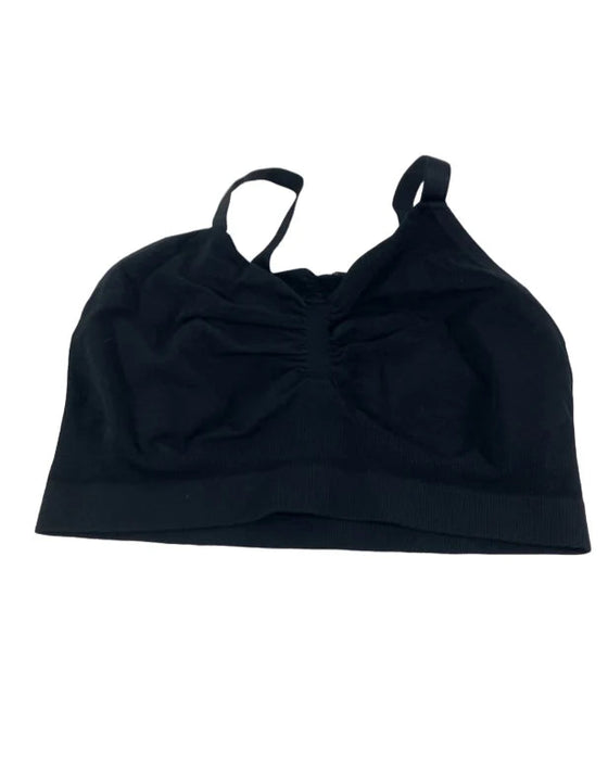 Kindred Bravely Sublime Bamboo Hands-Free Pumping Lounge & Sleep Bra, Black, Medium, Busty (E-H)