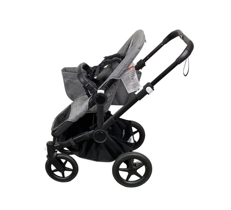 Shop Bugaboo Donkey 5 Mono Stroller, Black, Grey Melange, 2024, No Canopy at GoodBuy Gear