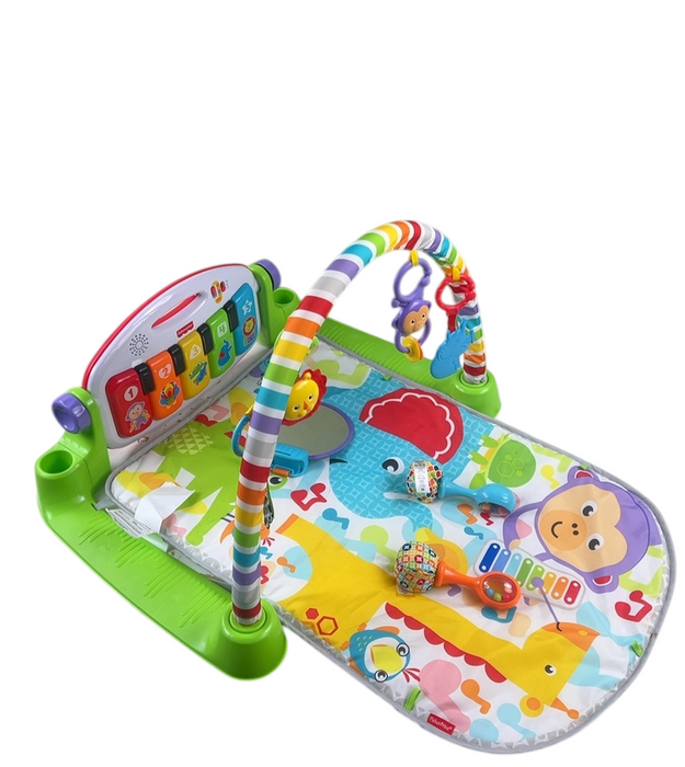 Shop Fisher Price Deluxe Kick & Play Piano Gym, Green at GoodBuy Gear