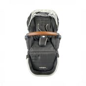 Shop Mockingbird 2nd Seat Kit with Extendable Canopy, Black, Silver With Penny Leather, Windowpane at GoodBuy Gear